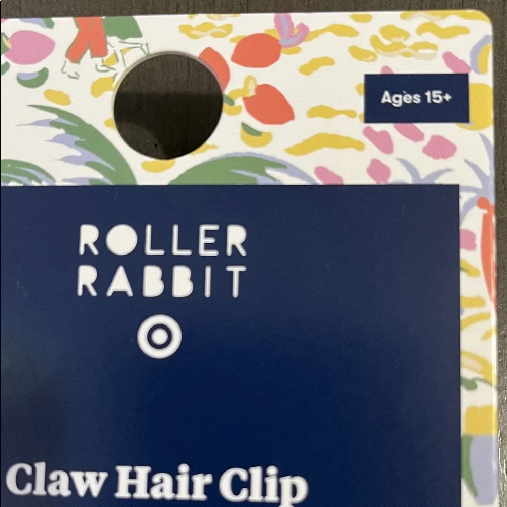 Roller Rabbit Pink Star Hair Clip with Pearls